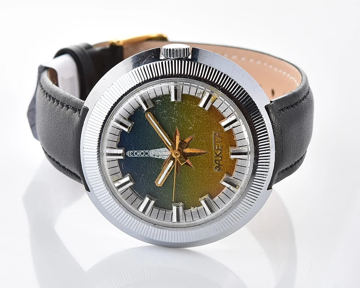 Raketa-Soyuz Soviet mechanical watch - relic of Soviet space exploration era!