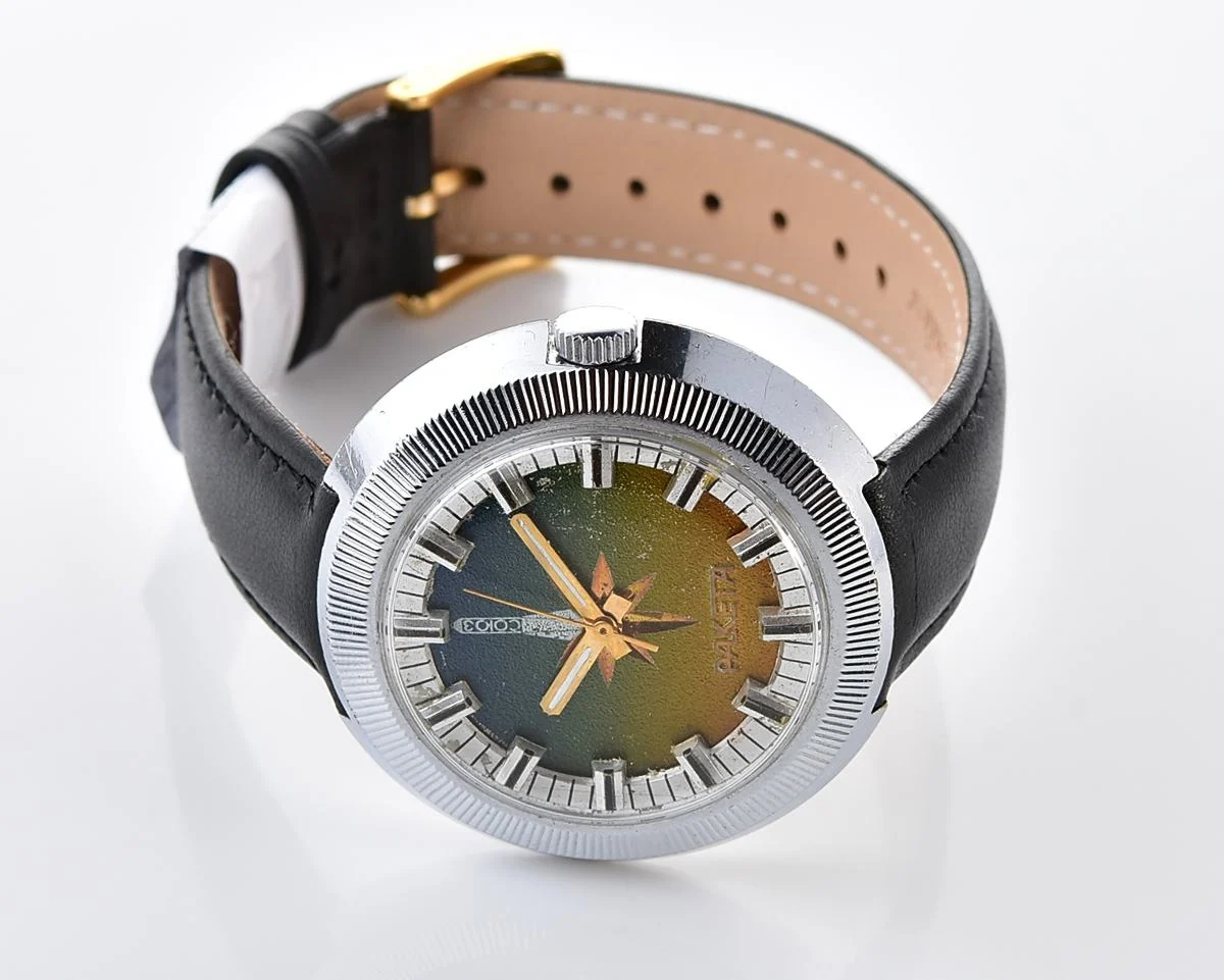 Raketa-Soyuz Soviet mechanical watch - relic of Soviet space exploration era!