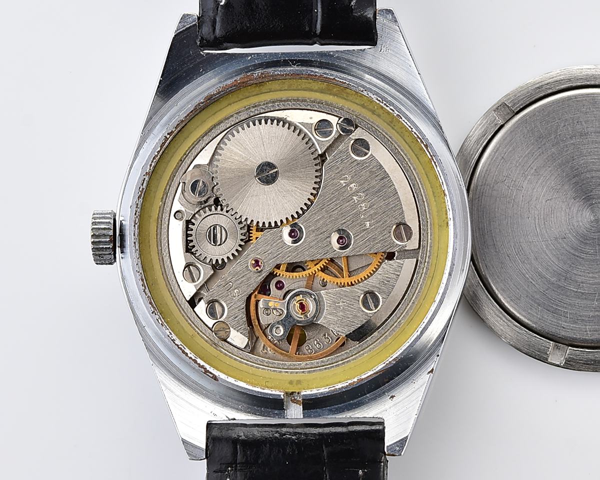 RAKETA vintage mechanical wristwatch with double calendar