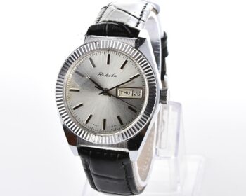 RAKETA vintage mechanical wristwatch with double calendar
