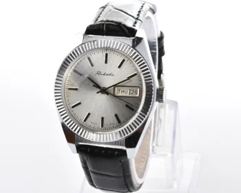 Raketa vintage mechanical wristwatch with double calendar