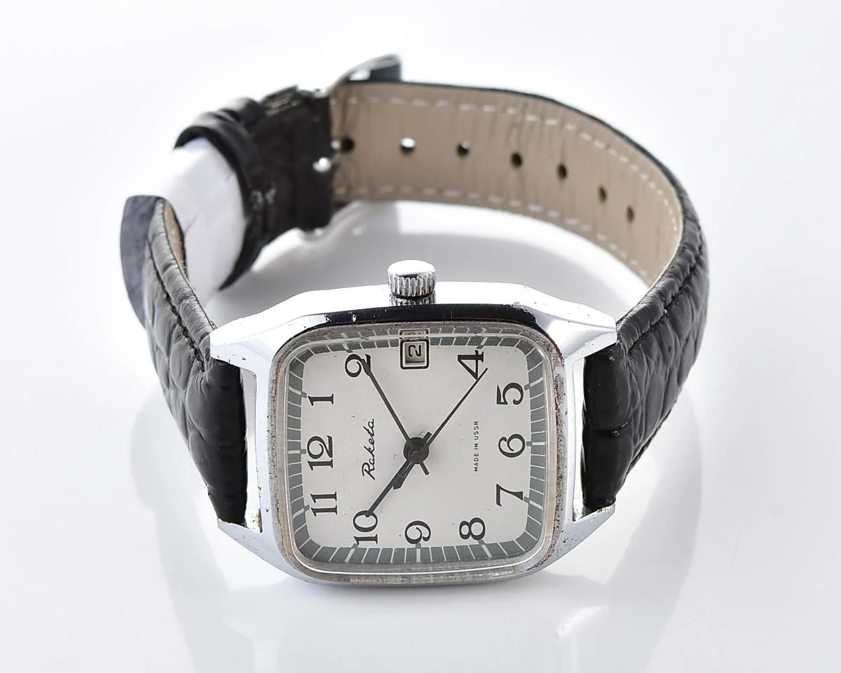 Vintage Soviet Raketa mechanical wristwatch