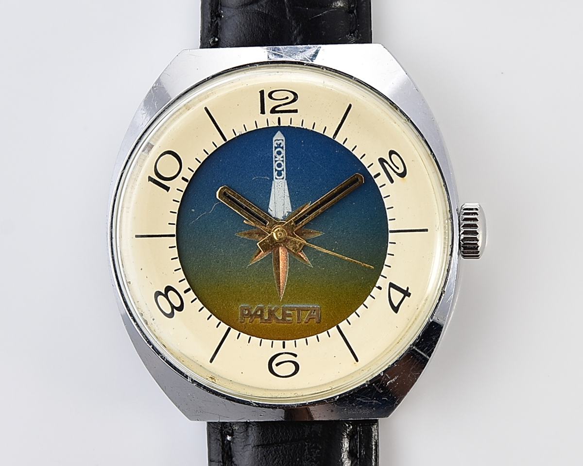 Excellent Raketa-Soyuz soviet mechanical watch – relic of soviet space exploration era!
