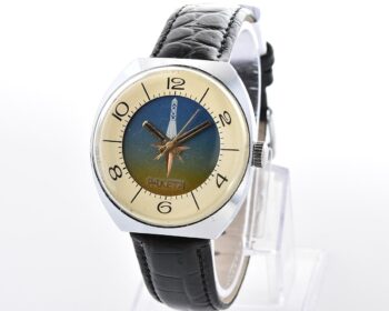 Excellent Raketa-Soyuz soviet mechanical watch – relic of soviet space exploration era!