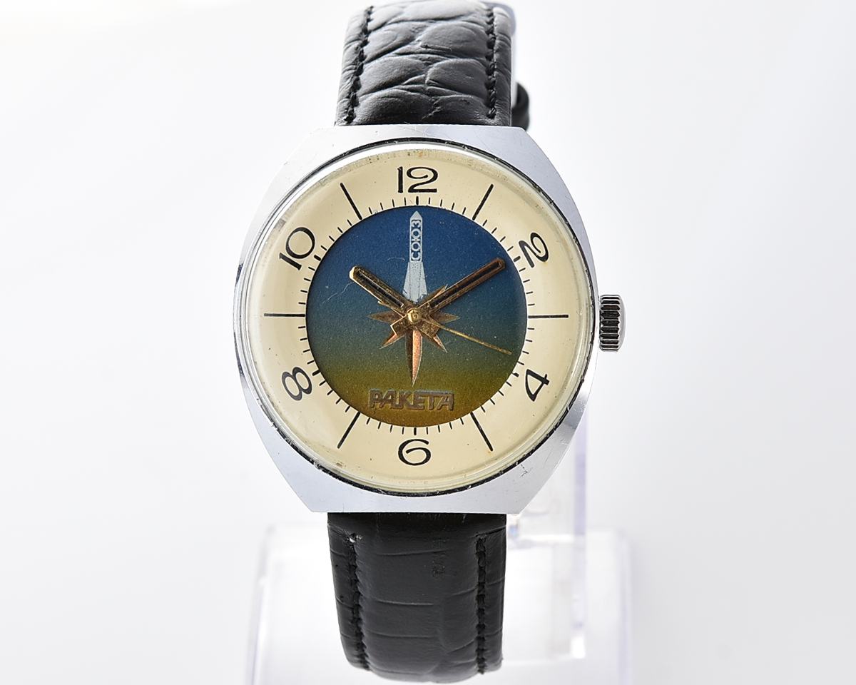 Excellent Raketa-Soyuz soviet mechanical watch – relic of soviet space exploration era!