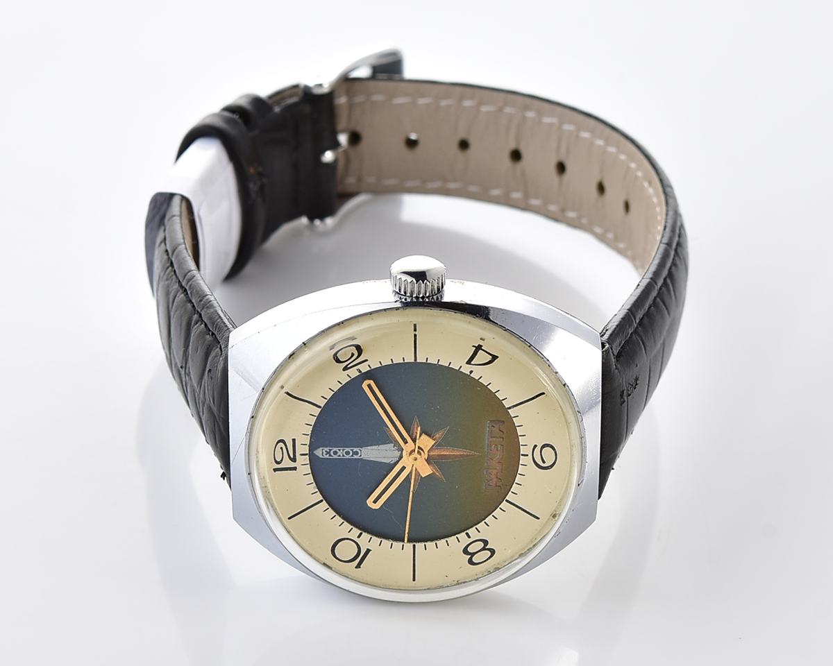 Excellent Raketa-Soyuz soviet mechanical watch – relic of soviet space exploration era!
