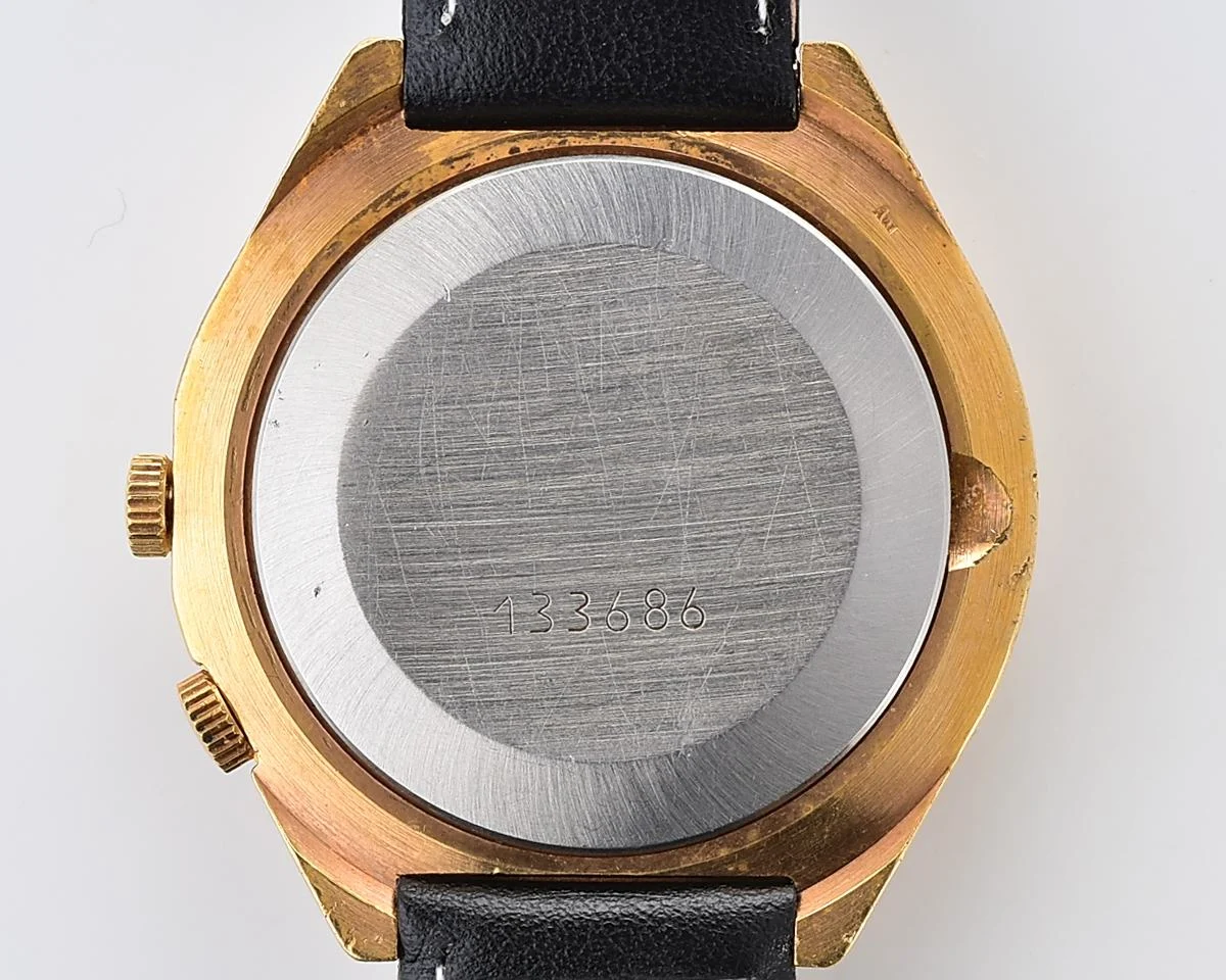 Excellent Soviet Raketa World Traveler (Goroda) wristwatch with 24 hours 2623.H mechanical movement