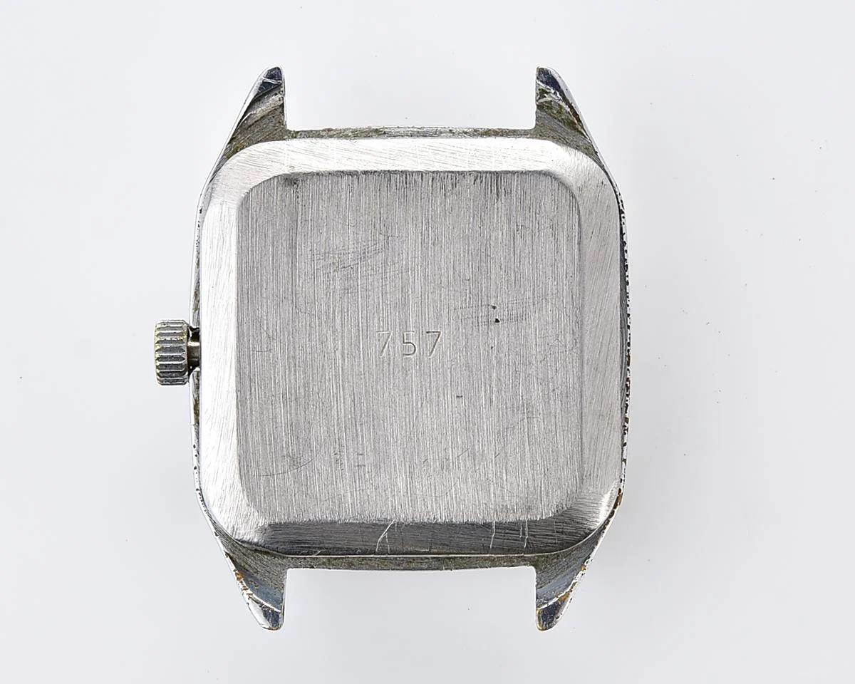 Vintage Soviet mechanical watch "Raketa" with roman numerals on the dial