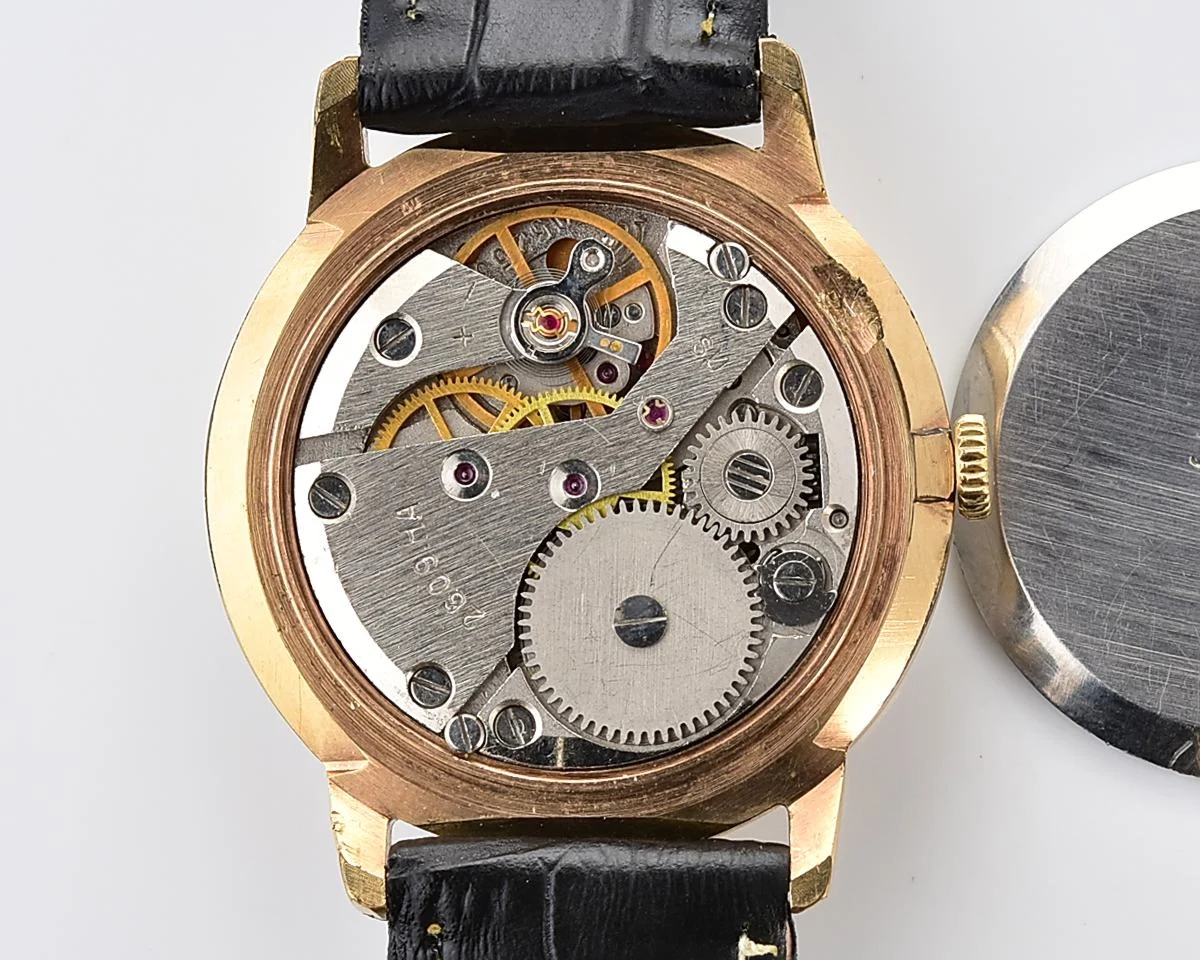 Gold-plated Soviet Raketa elegant vintage wristwatch