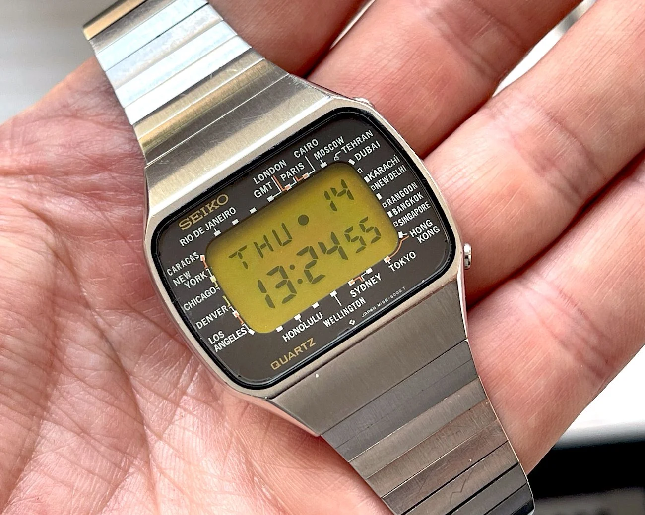 SEIKO M158-5000 Pan Am lemon face 18939-IMG_8024