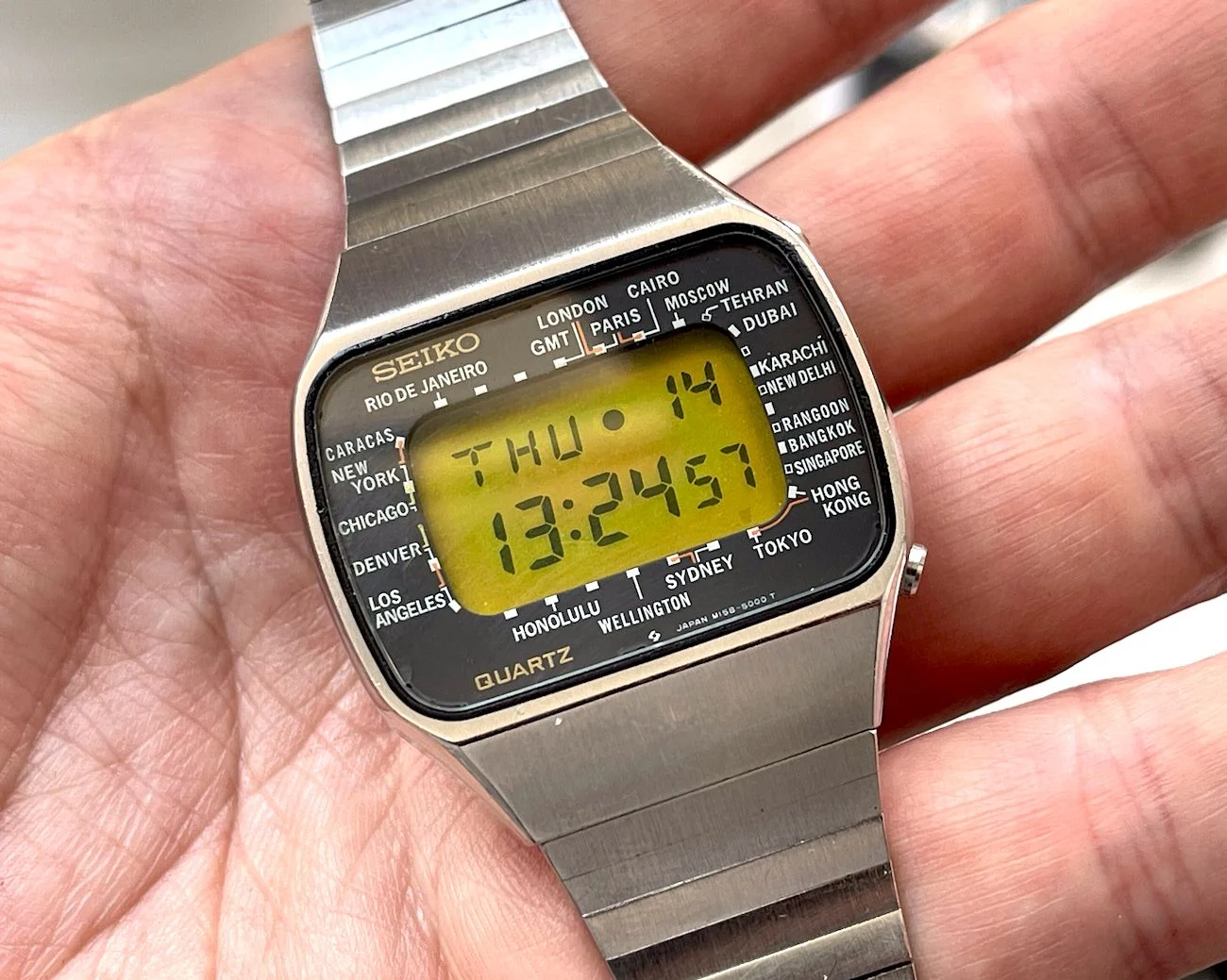 SEIKO M158-5000 Pan Am lemon face 18939-IMG_8025