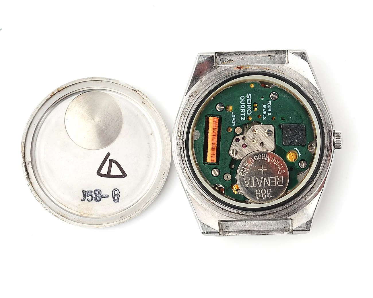 Vintage Seiko Type II Quartz with Forest Green Dial - from