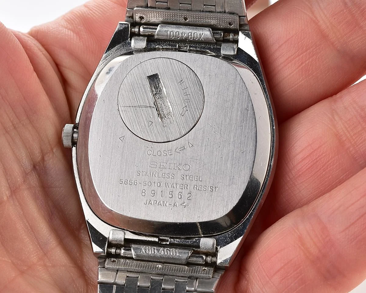 The 1978 vintage Seiko King Quartz with blue "linen" textured dial - Horological Royalty!