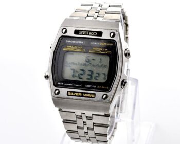 Vintage Seiko Silver Wave A229-5050 Digital Chronograph, from August 1979!