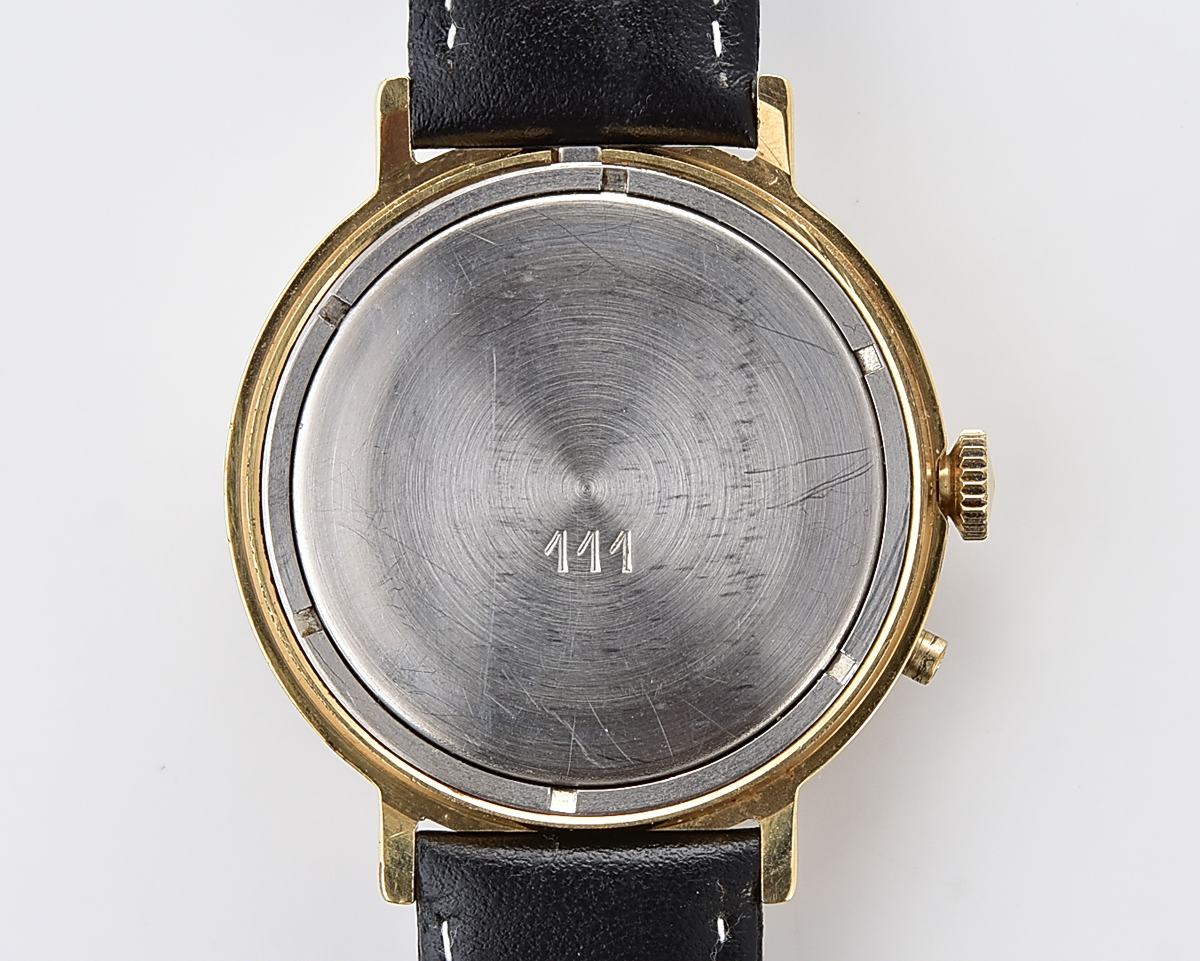 Excellent Slava soviet gold-plated mechanical vintage watch