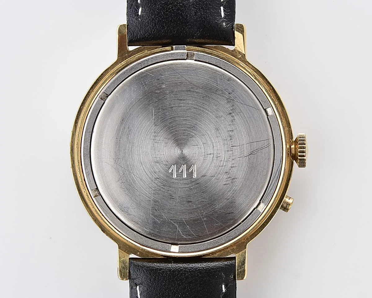 Excellent Slava Soviet gold-plated mechanical vintage watch