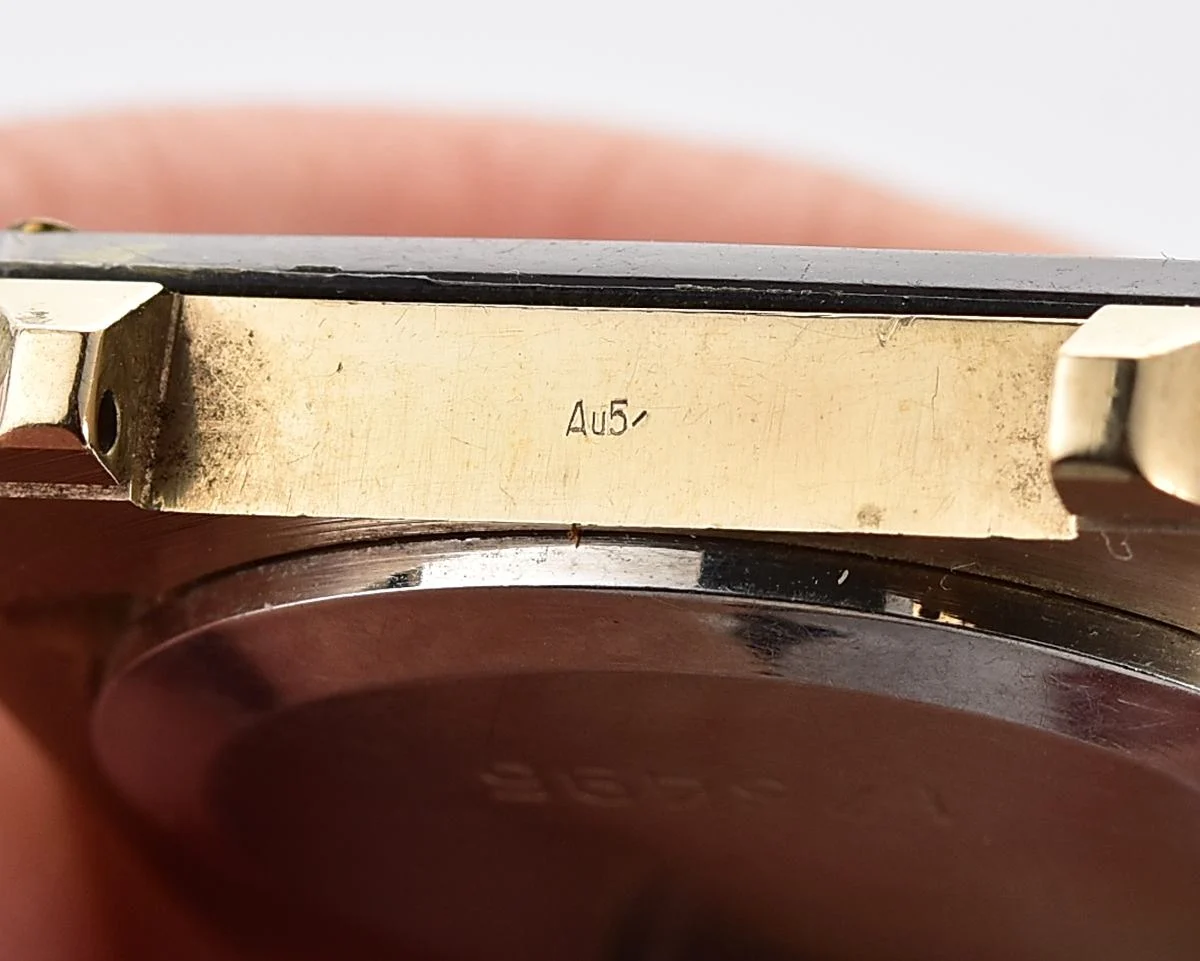 Soviet Slava with quartz movement in unusual square body