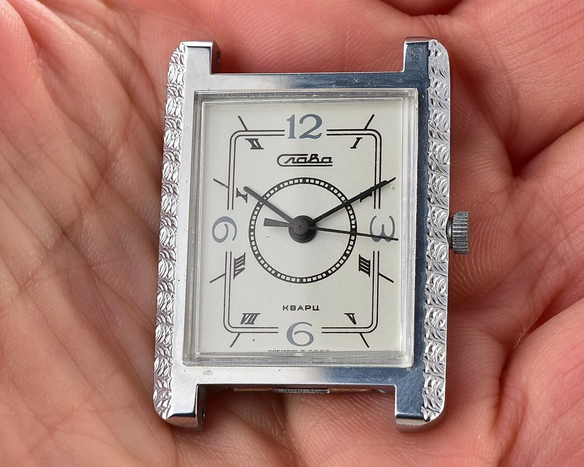 TIME CAPSULE: Soviet Slava with quartz movement – New Old Stock (NOS)!