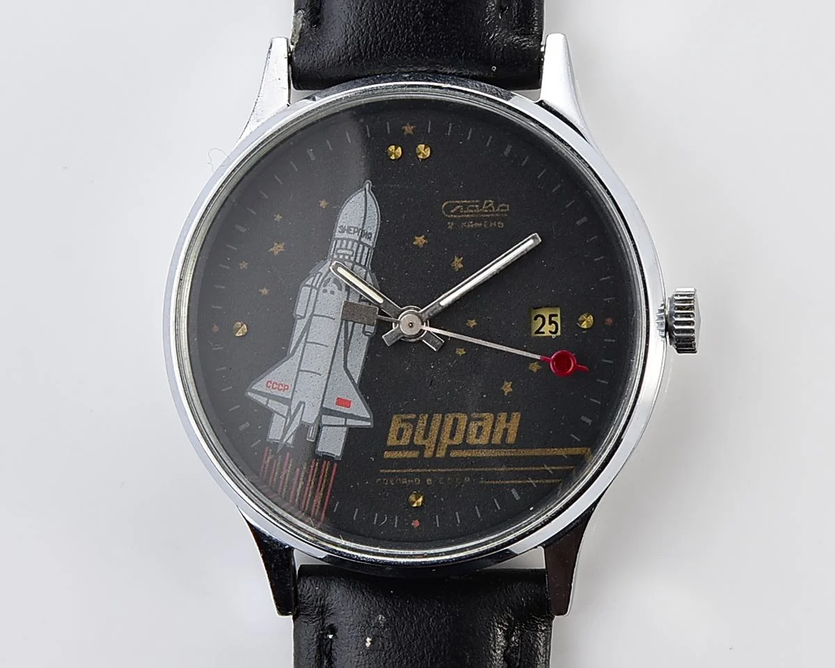 Slava Buran mechanical vintage watch – relic of Soviet space exploration era!