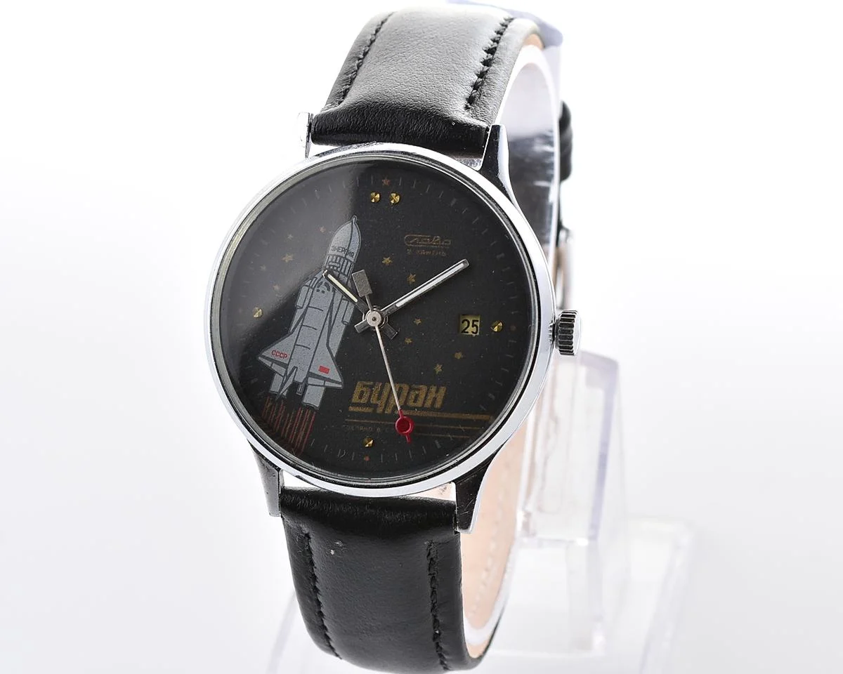 Slava Buran mechanical vintage watch – relic of Soviet space exploration era!
