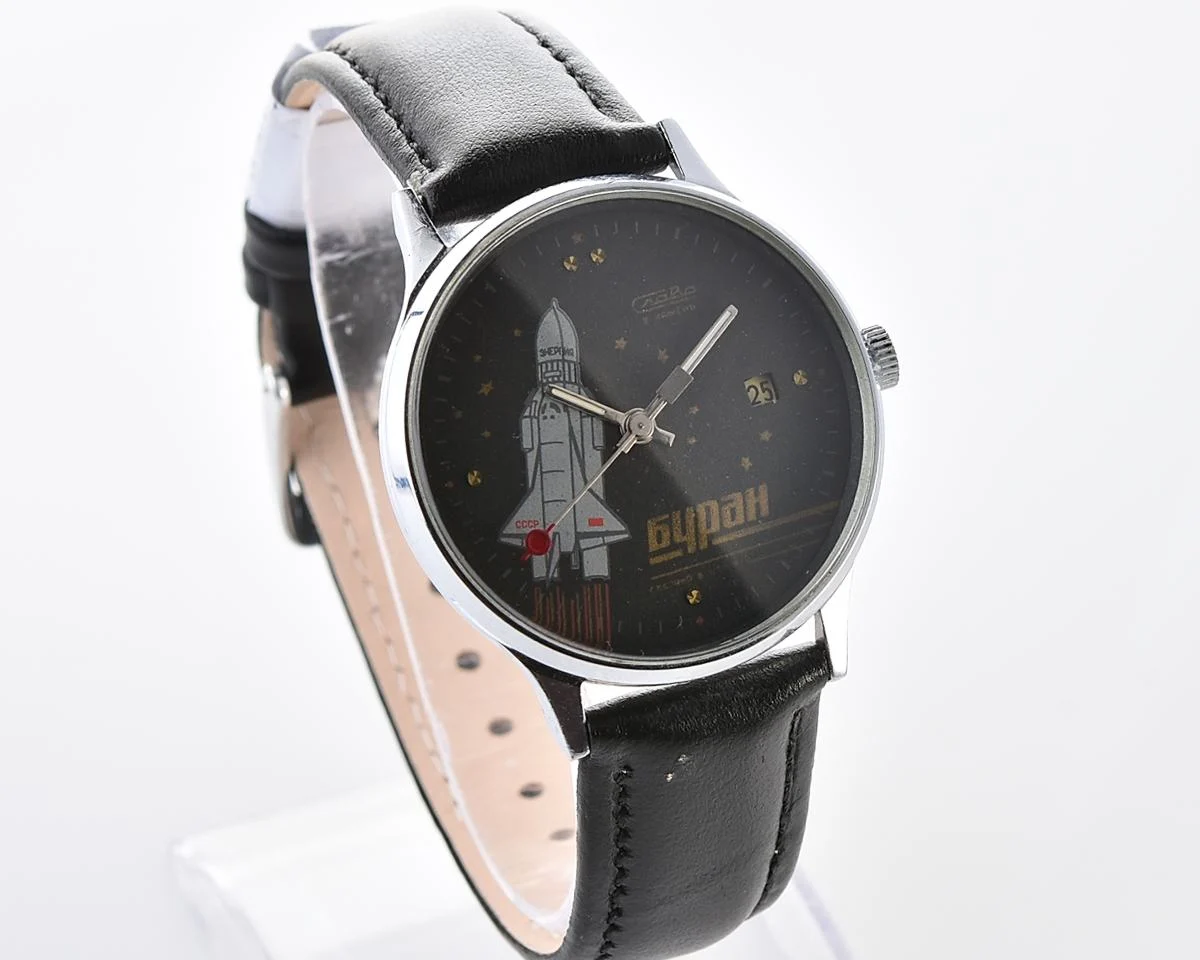 Slava Buran mechanical vintage watch – relic of Soviet space exploration era!
