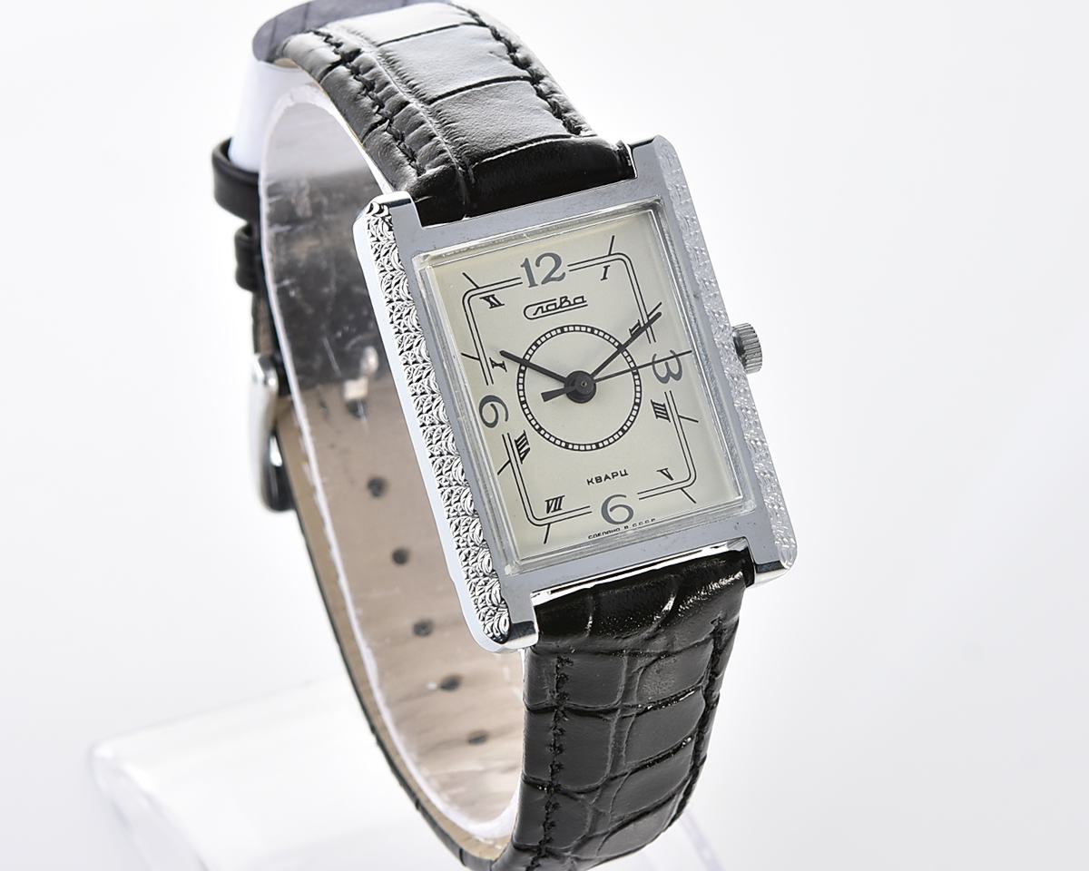 Vintage soviet SLAVA with automatic quartz movement - New Old Stock(NOS)!