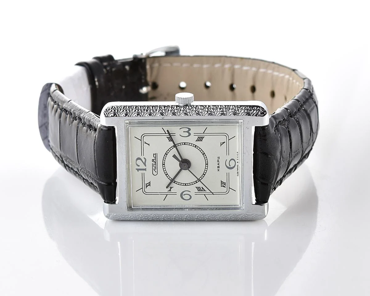 Vintage Soviet Slava with quartz movement - New Old Stock (NOS)!