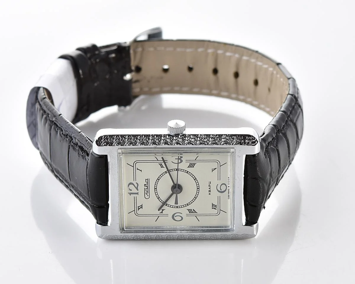 Vintage Soviet Slava with quartz movement - New Old Stock (NOS)!