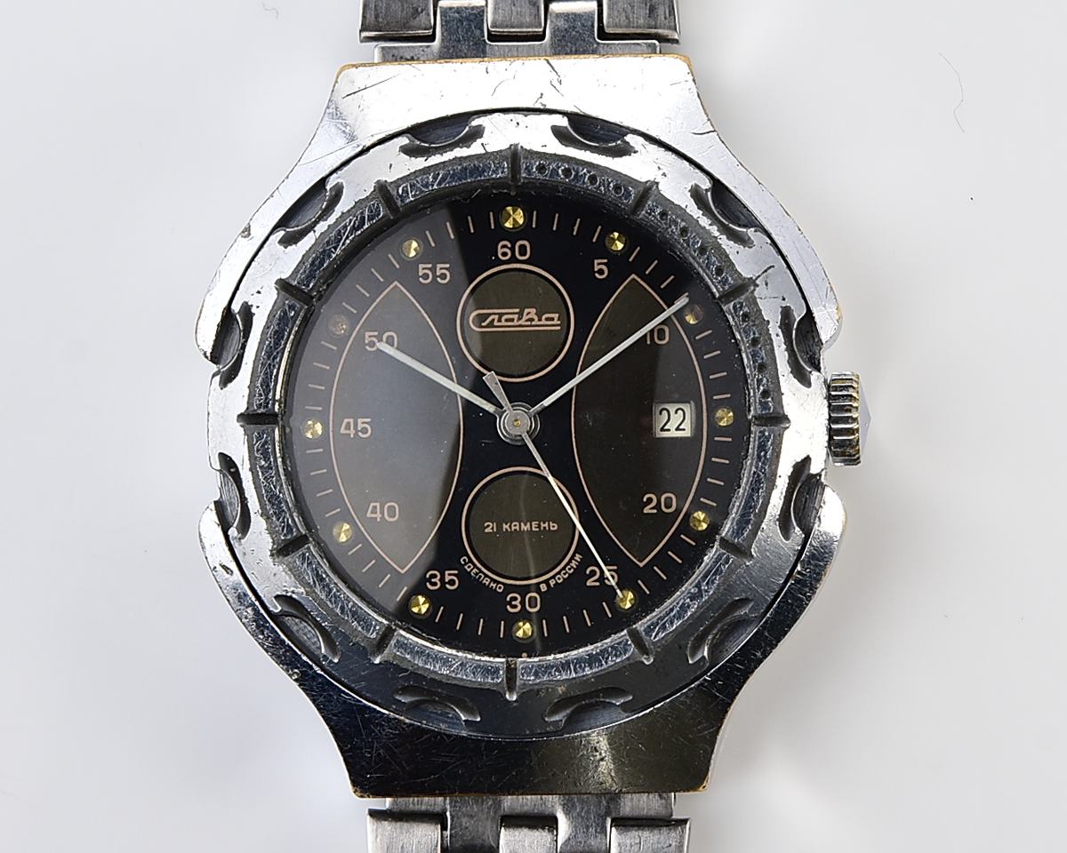 Slava "Chronograph" mechanical wristwatch