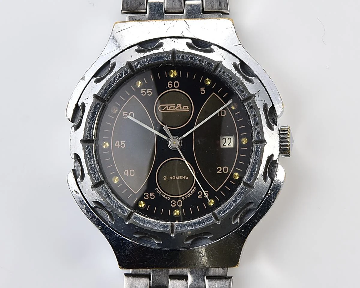 Slava "Chronograph" mechanical wristwatch