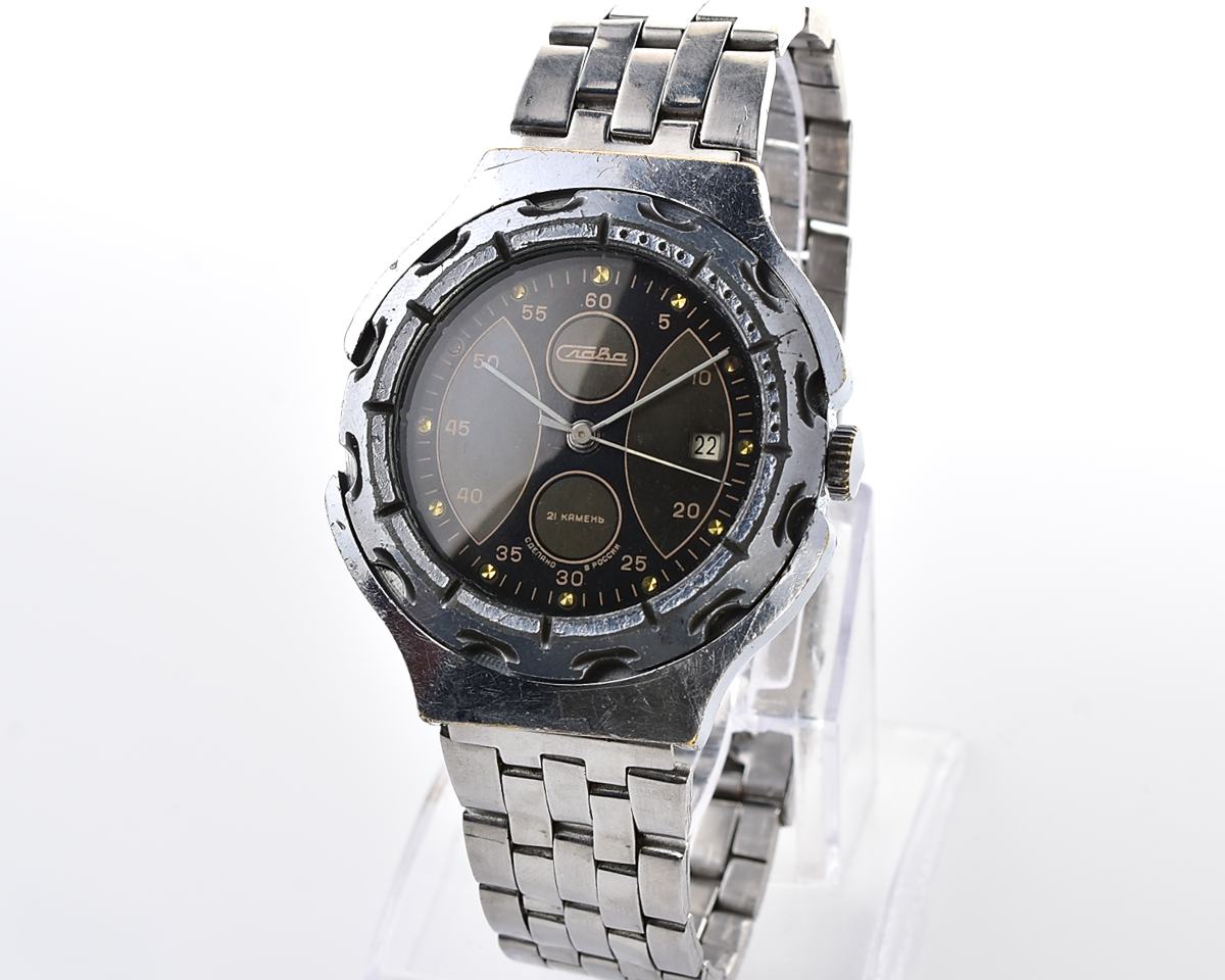 Slava "Chronograph" mechanical wristwatch