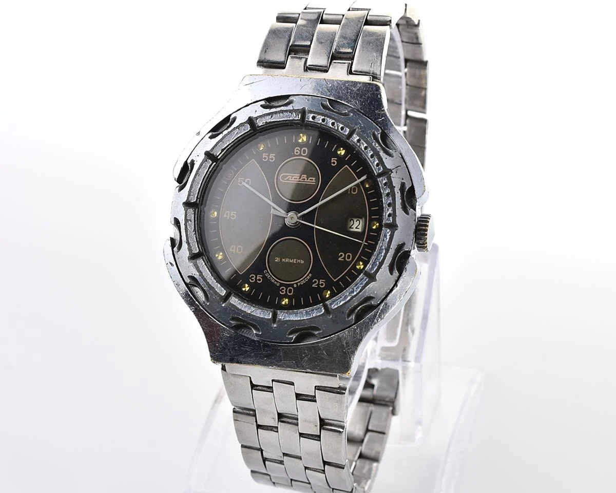 Slava "Chronograph" mechanical wristwatch
