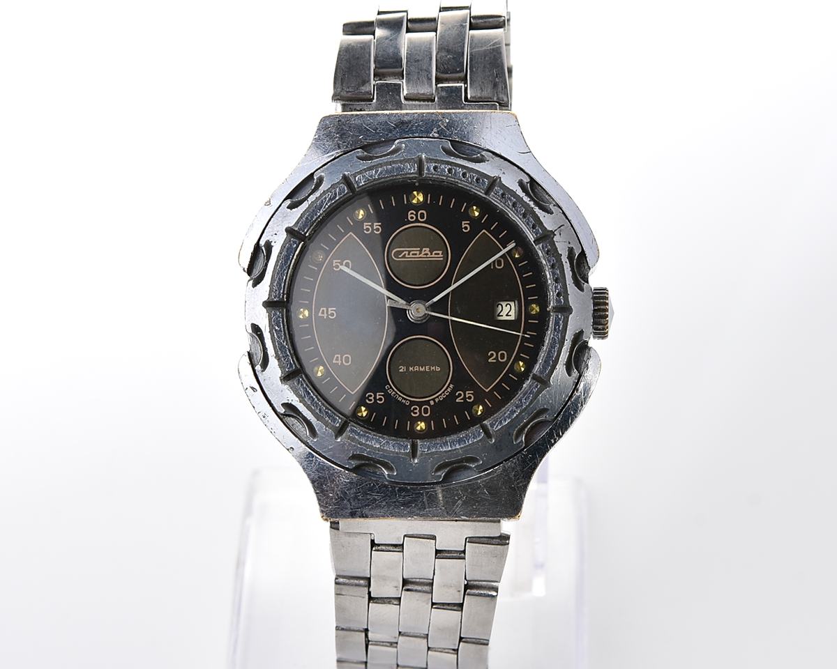 Slava "Chronograph" mechanical wristwatch