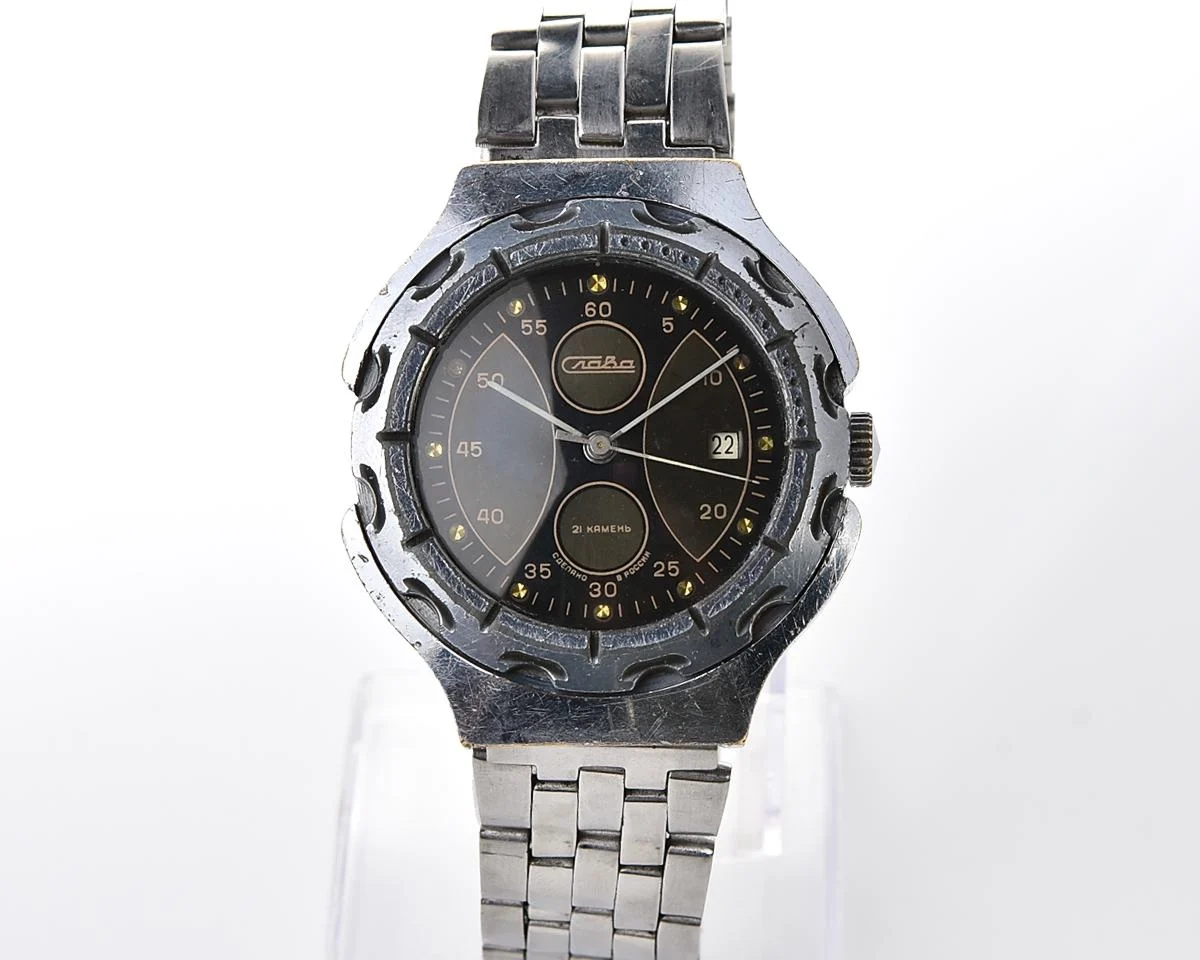 Slava "Chronograph" mechanical wristwatch
