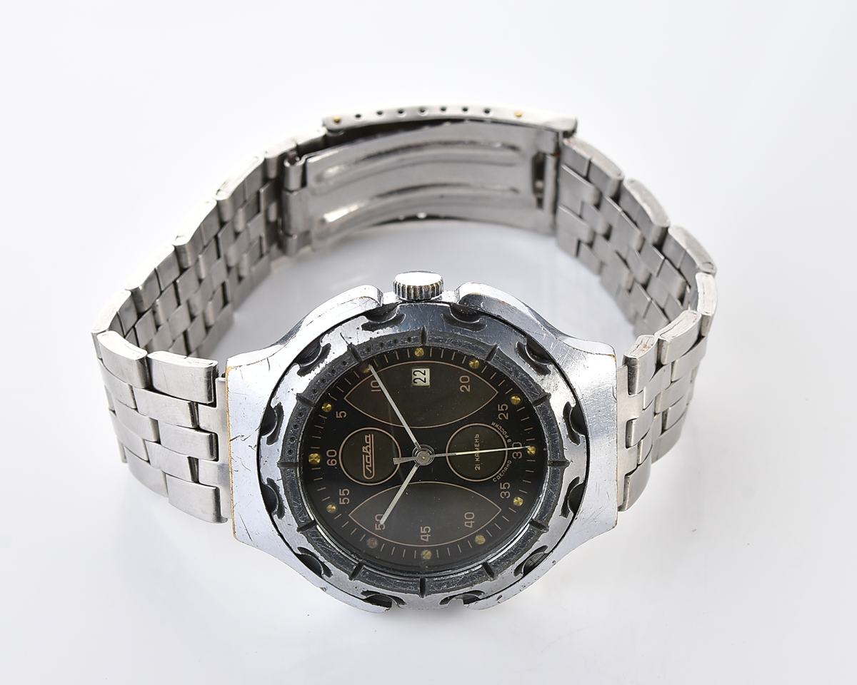 Slava "Chronograph" mechanical wristwatch
