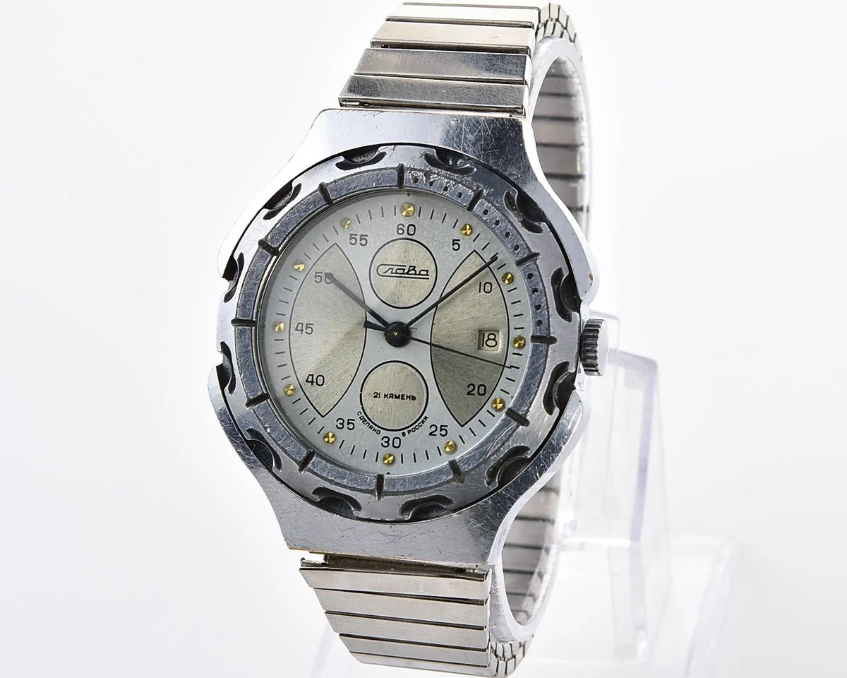 Slava "Chronograph" mechanical wristwatch