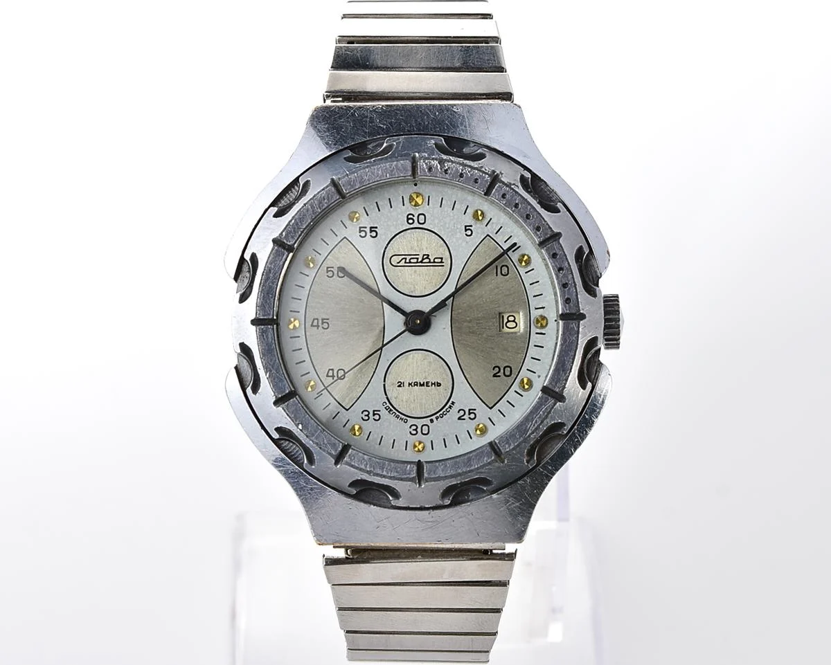 Slava "Chronograph" mechanical wristwatch