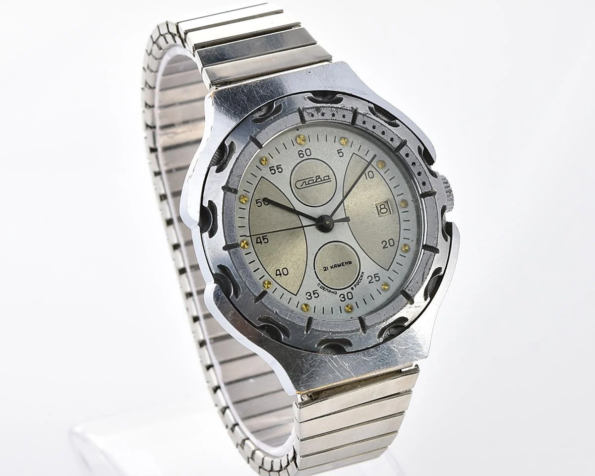 Slava "Chronograph" mechanical wristwatch
