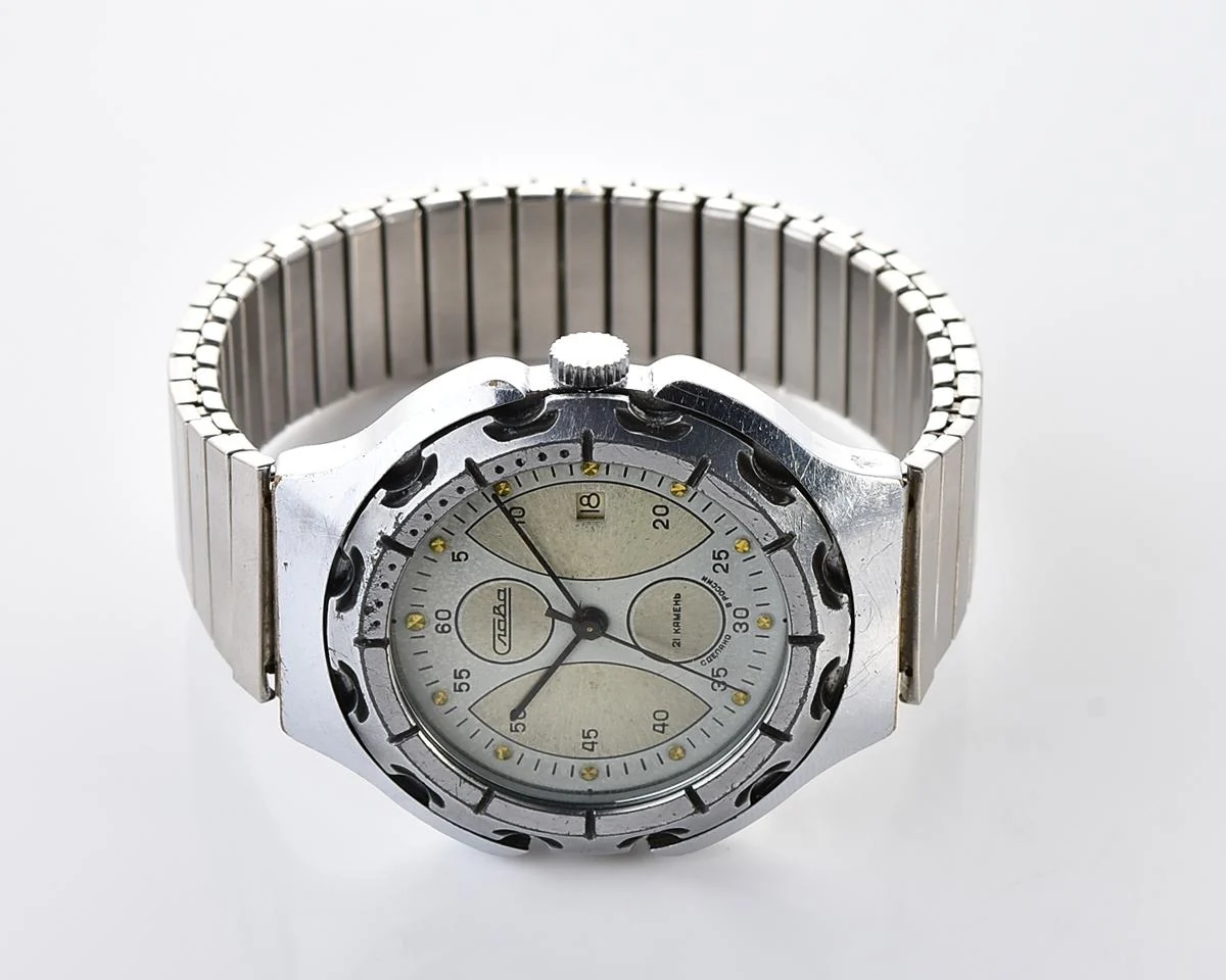 Slava "Chronograph" mechanical wristwatch