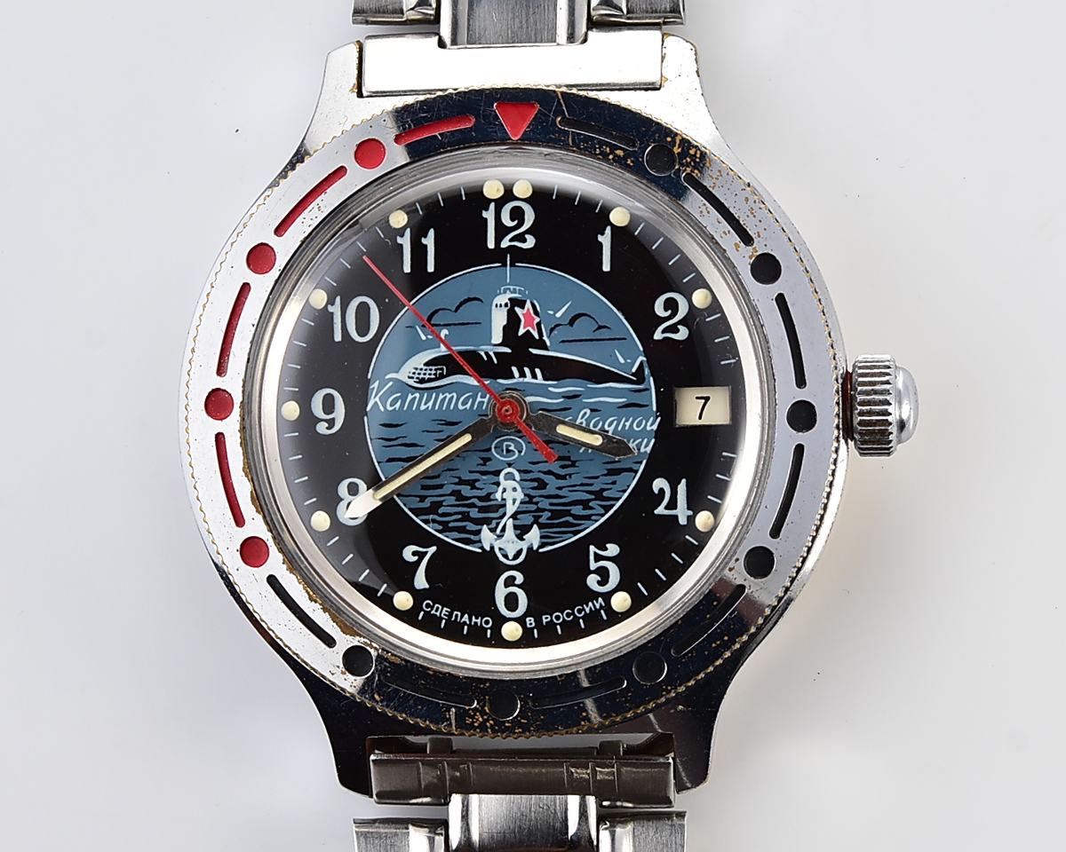 Vostok Amphibia with automatic self winding movement – Submarine captain!