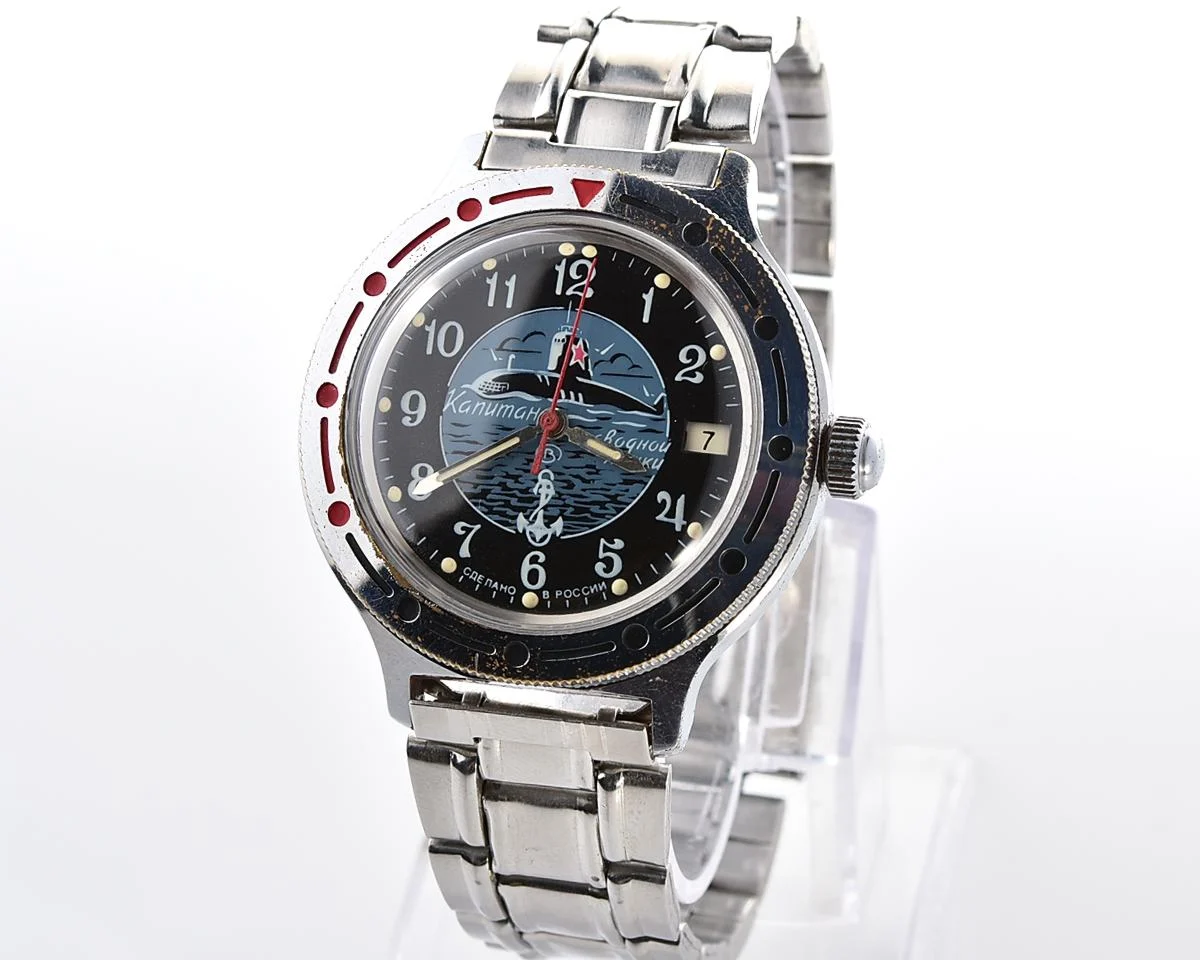 Vostok Amphibia with automatic self winding movement – Submarine captain!
