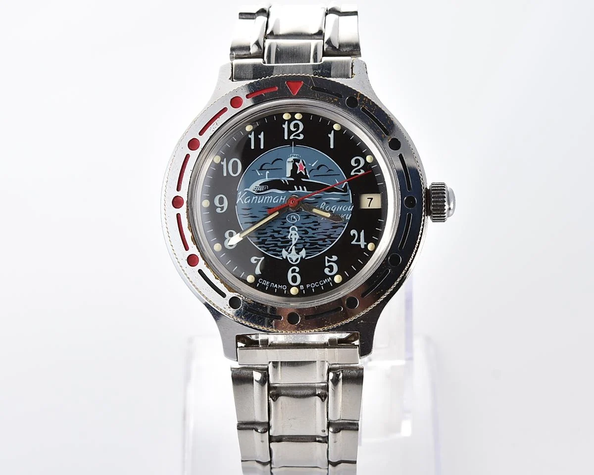 Vostok Amphibia with automatic self winding movement – Submarine captain!