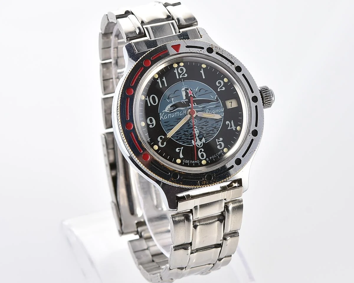 Vostok Amphibia with automatic self winding movement – Submarine captain!