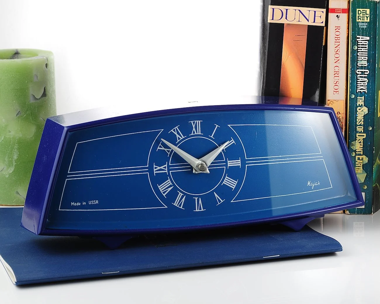 Mayak vintage Soviet mechanical table clock