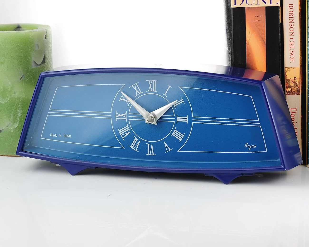 Mayak vintage Soviet mechanical table clock