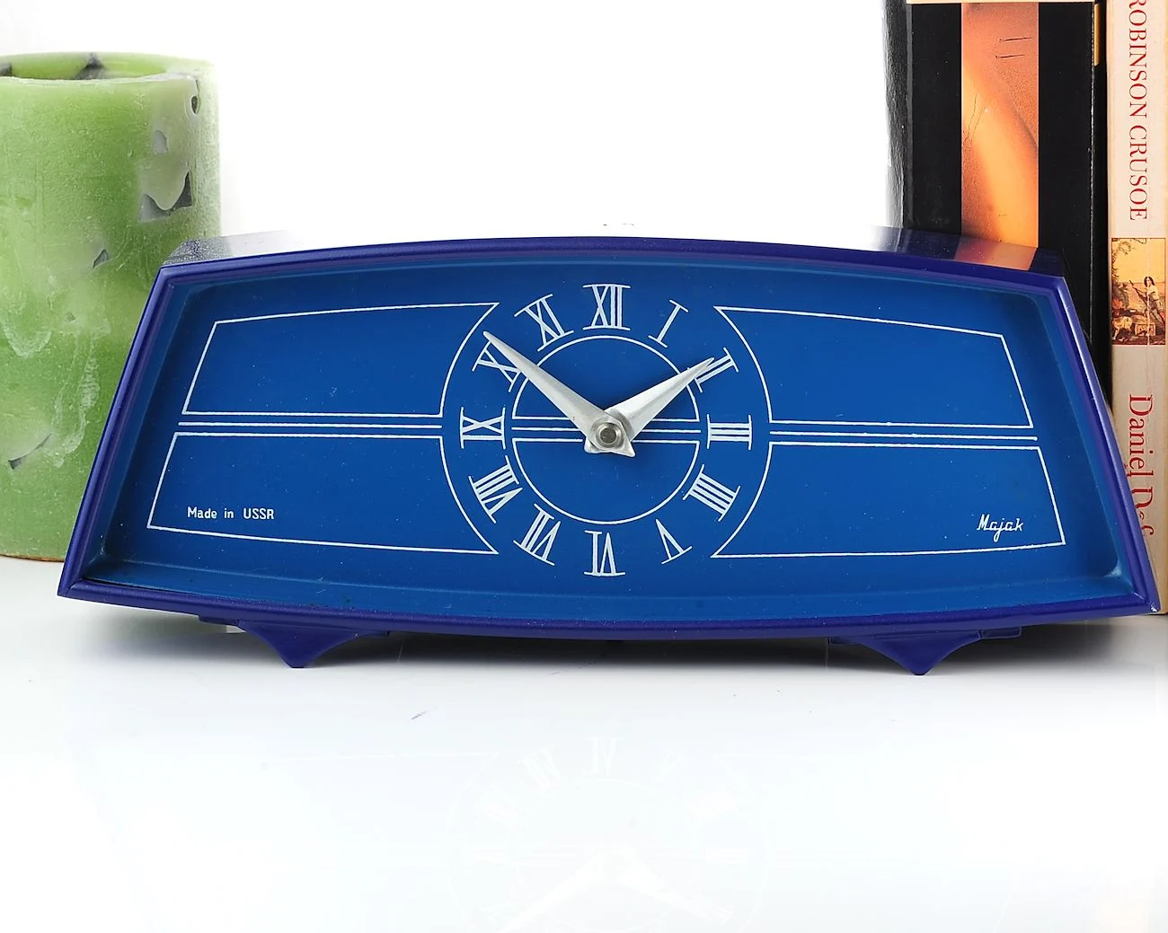 Mayak vintage Soviet mechanical table clock