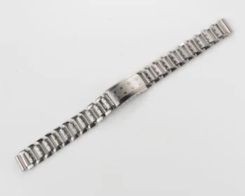 Vintage Soviet ornate stainless steel 14mm watch bracelet - like new!