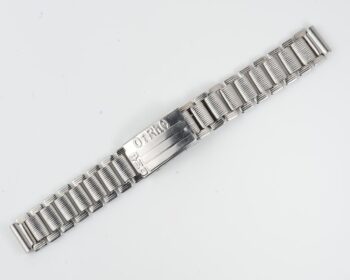 Vintage soviet "Afgan" stainless steel 14mm watch bracelet - 0(I)Rh(+) blood type