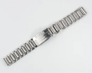 Vintage Soviet "Afgan" stainless steel 14mm watch bracelet - 0(I)Rh(+) blood type