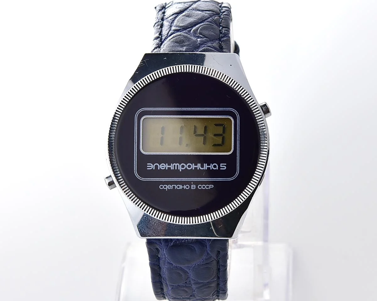 Vintage USSR digital wristwatch Electronika-5